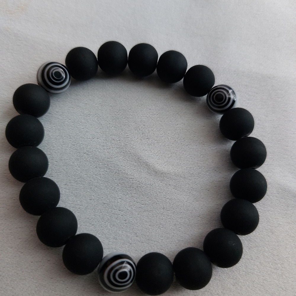 Beautiful natural stone beads 10mm handmade